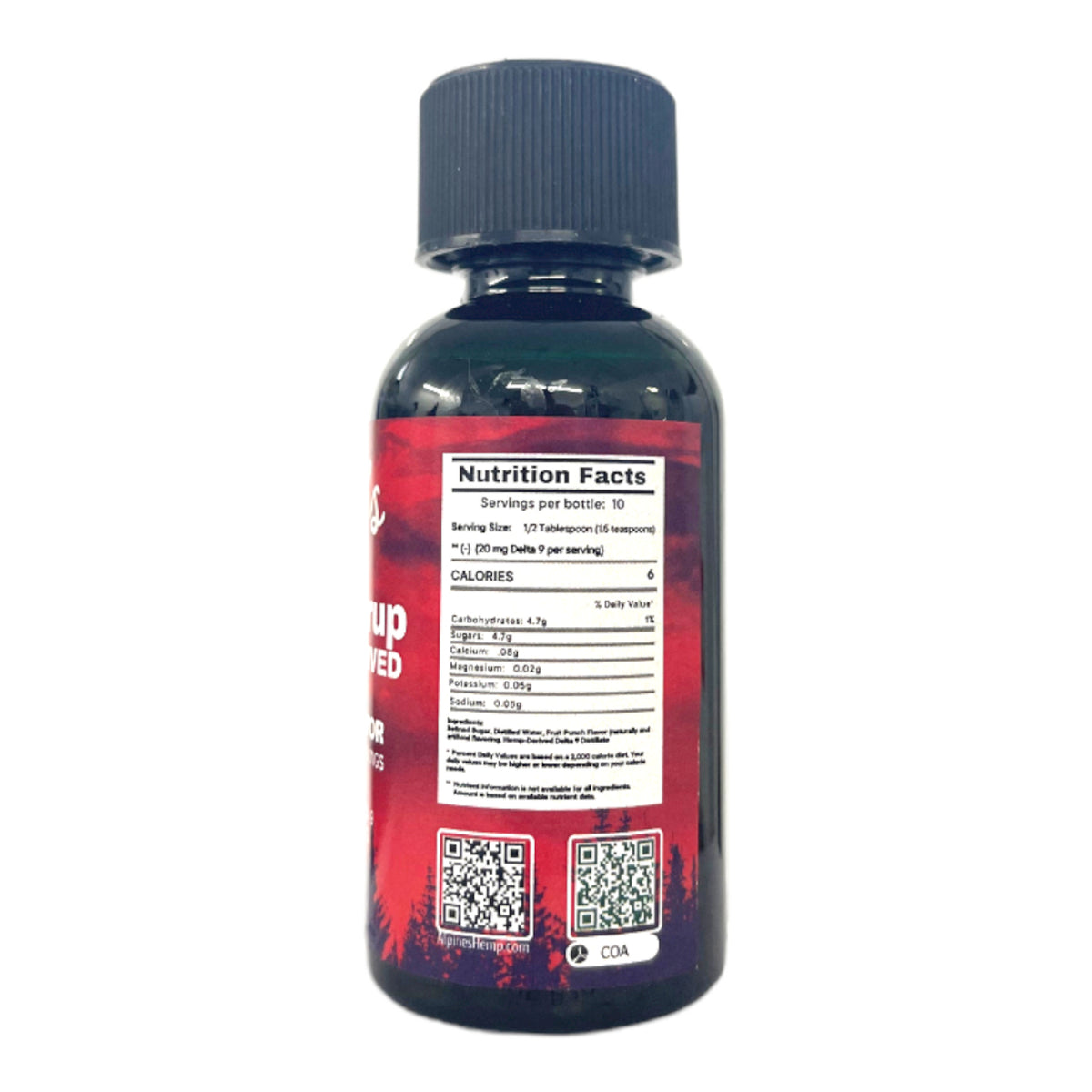 Alpine's HempDerived Delta 9 Syrup 200mg, 2oz Triangle Hemp Wellness
