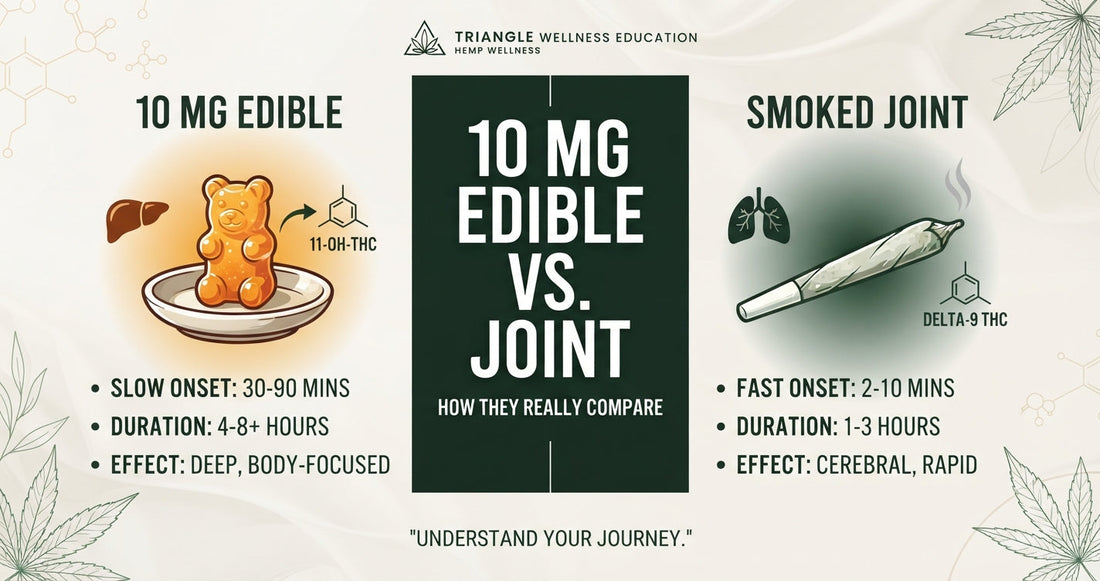10mg Edible vs Joint