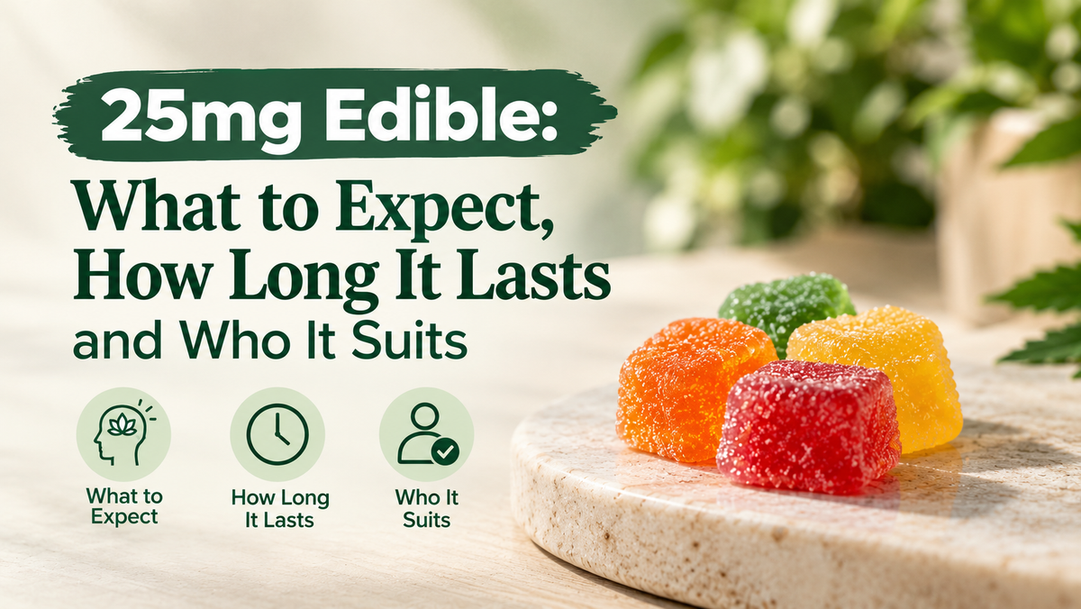 25mg Edible: What to Expect and Who It Suits – Triangle Hemp Wellness