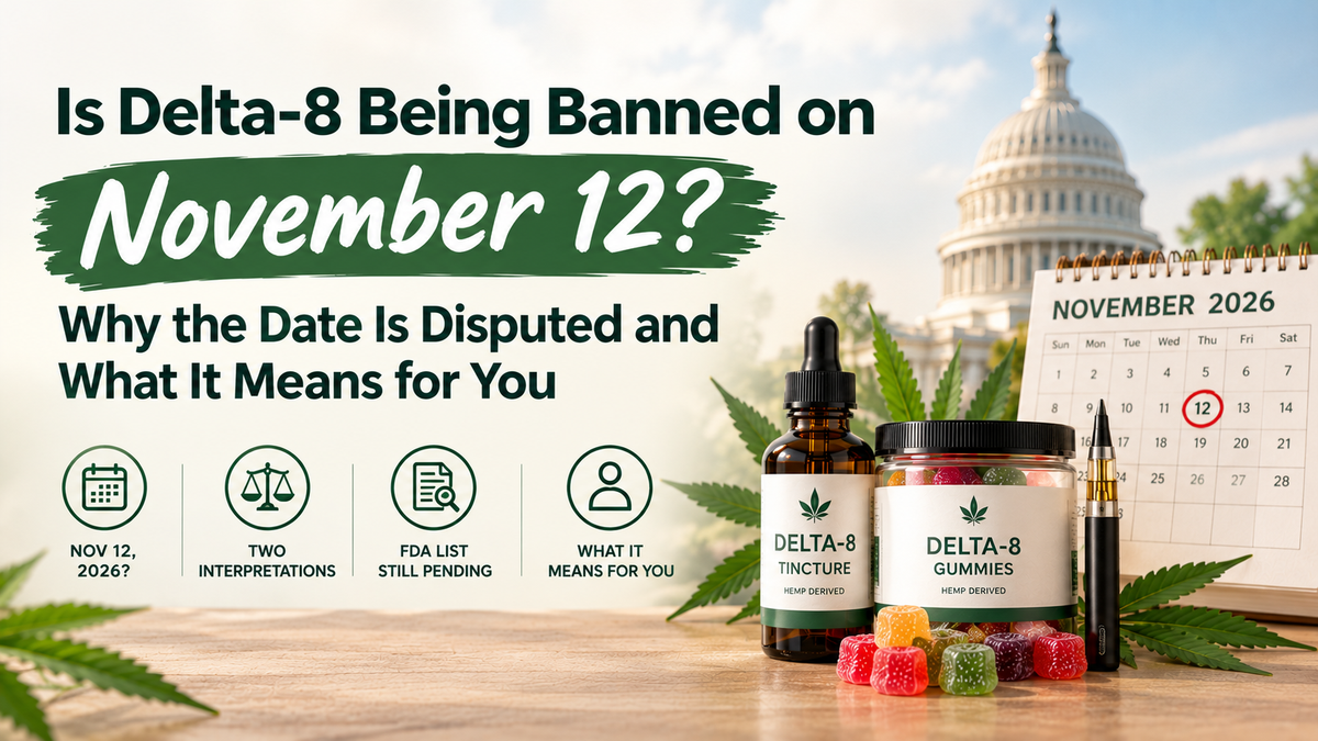 Is Delta-8 Being Banned on November 12? 