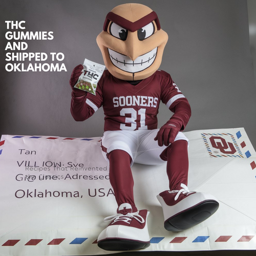 THC Gummies and Shipped to Oklahoma