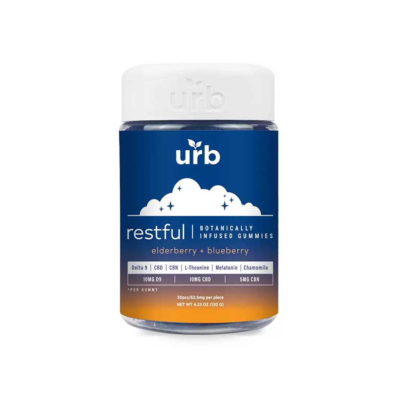 Restful Botanically Infused Gummies 1875MG