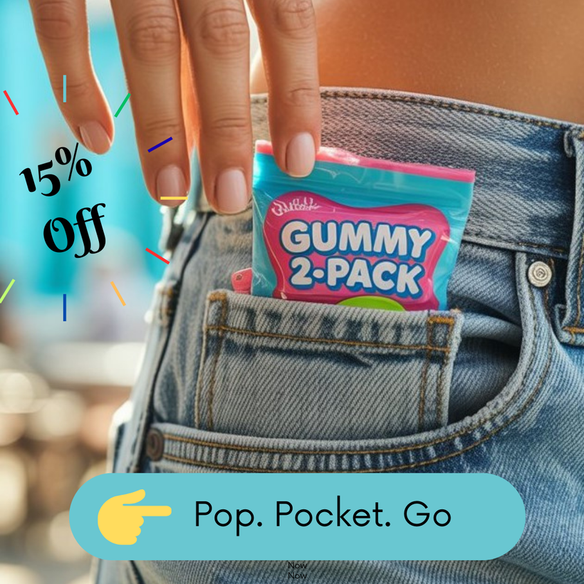 Pocket-Sized Bliss – Your Grab &amp; Go Gummies