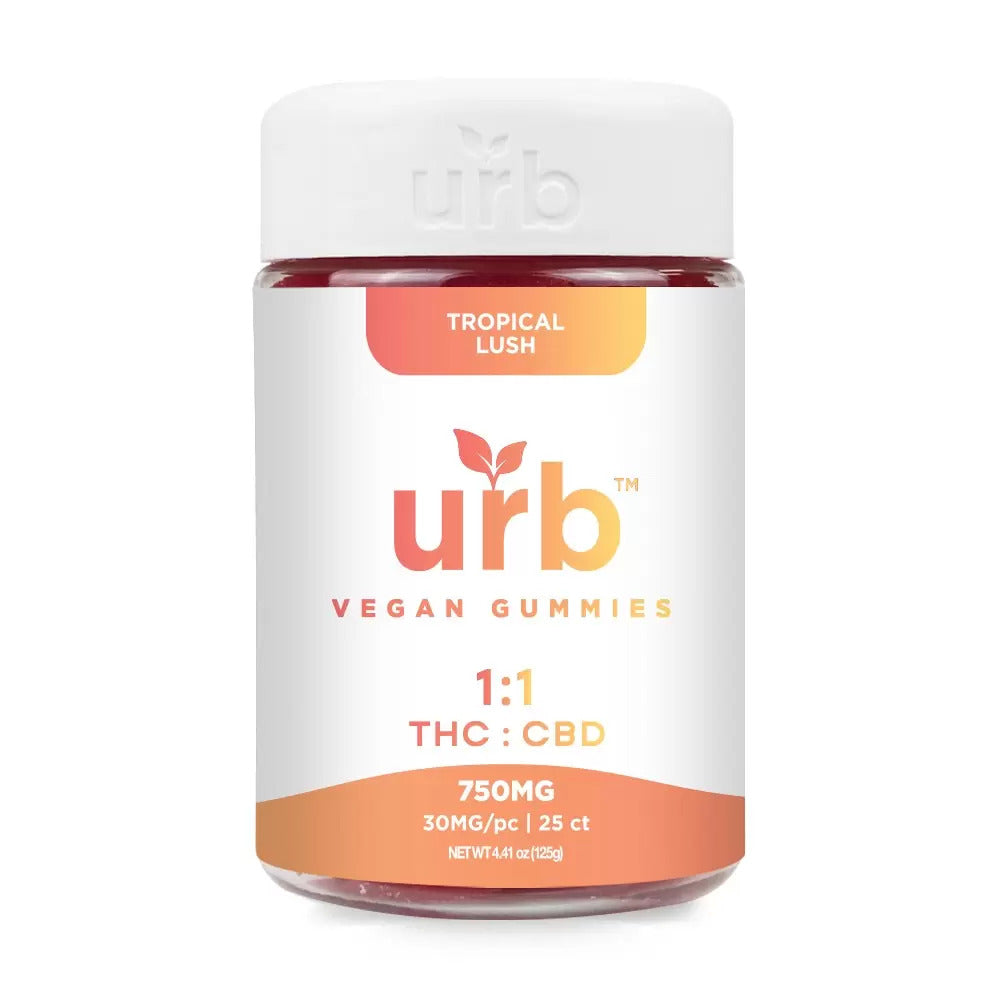 URB 1:1 THC CBD Gummies 750MG – Triangle Hemp Wellness