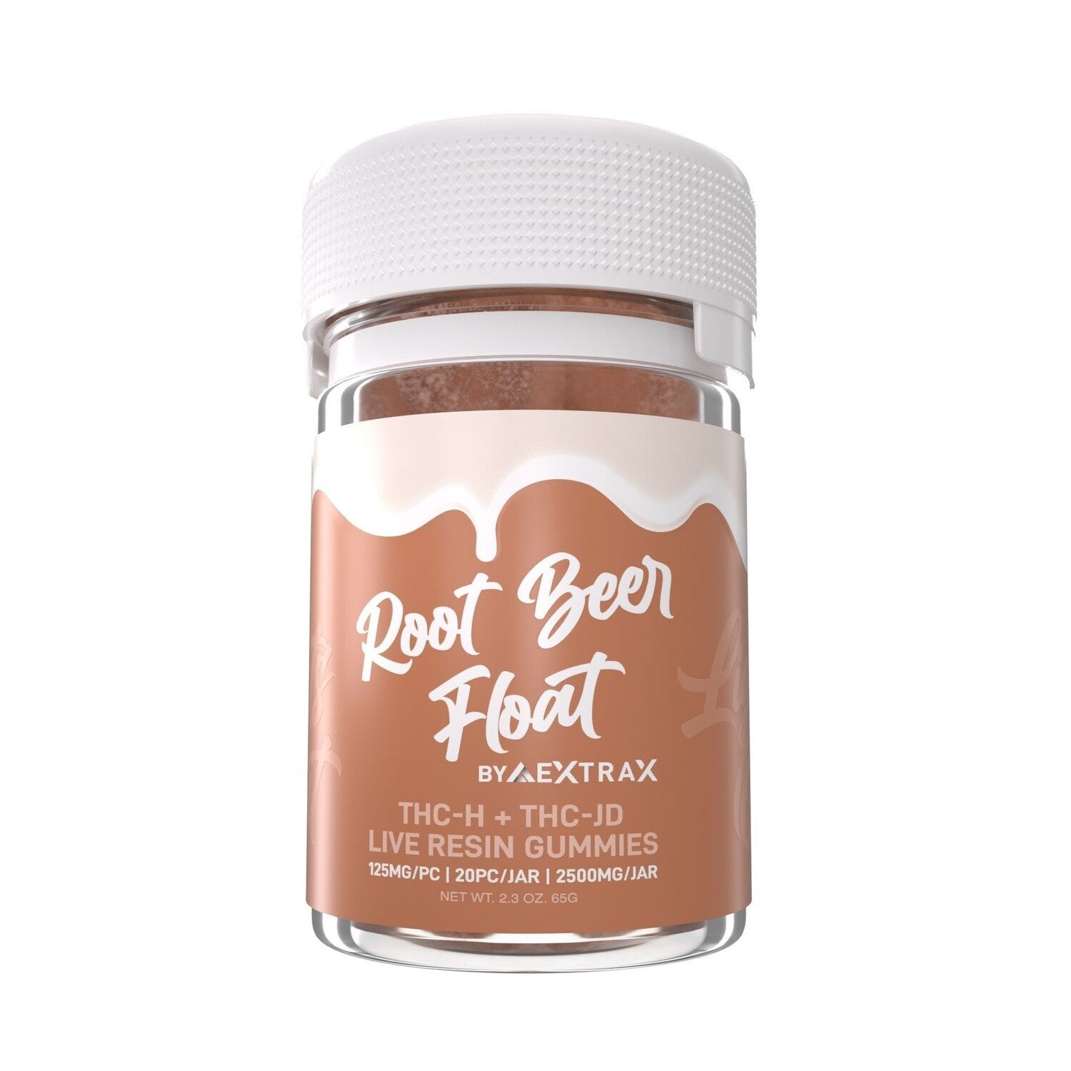 Delta Extrax THCh THCjd Gummies – Root Beer Float 2500MG