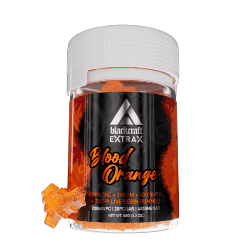 Blackcraft Extrax - HXY9-THC | THC-M | HXY10-THC | THC-P Live Resin Gummies - 4000mg - Triangle Hemp Wellness