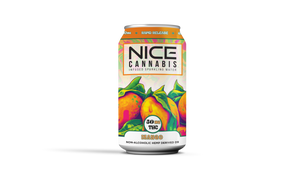 THC Infused Sparkling Water| Mango 50mg - Triangle Hemp Wellness