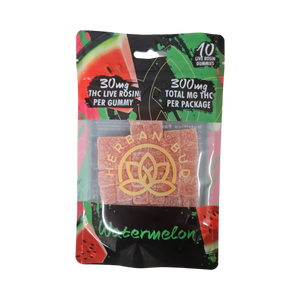 Herban Bud Live Rosin Delta-9 THC Gummies – 300mg - Triangle Hemp Wellness