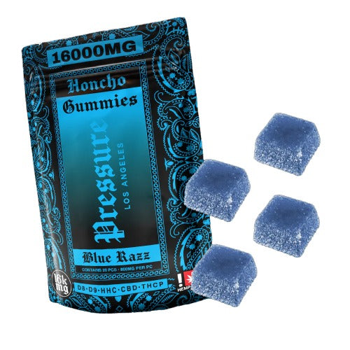 Pressure LA Honcho Gummies – 16,000mg | D8, D9, HHC, CBD & THCP
