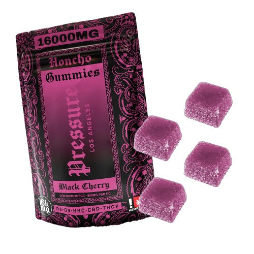 Pressure LA Honcho Gummies – 16,000mg | D8, D9, HHC, CBD & THCP
