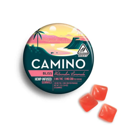 Camino Watermelon Lemonade - Bliss - 5mg THC Gummies