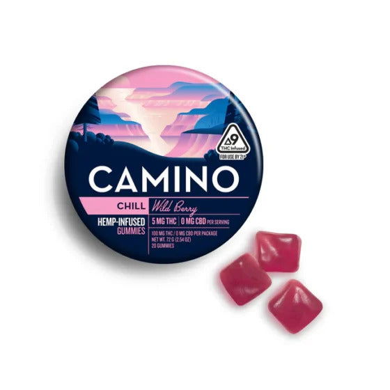 Camino Wild Berry - Chill - 5mg THC Gummies - Triangle Hemp Wellness