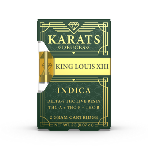 King Louis XIII Karats Deuces Cartridge 2G - Triangle Hemp Wellness