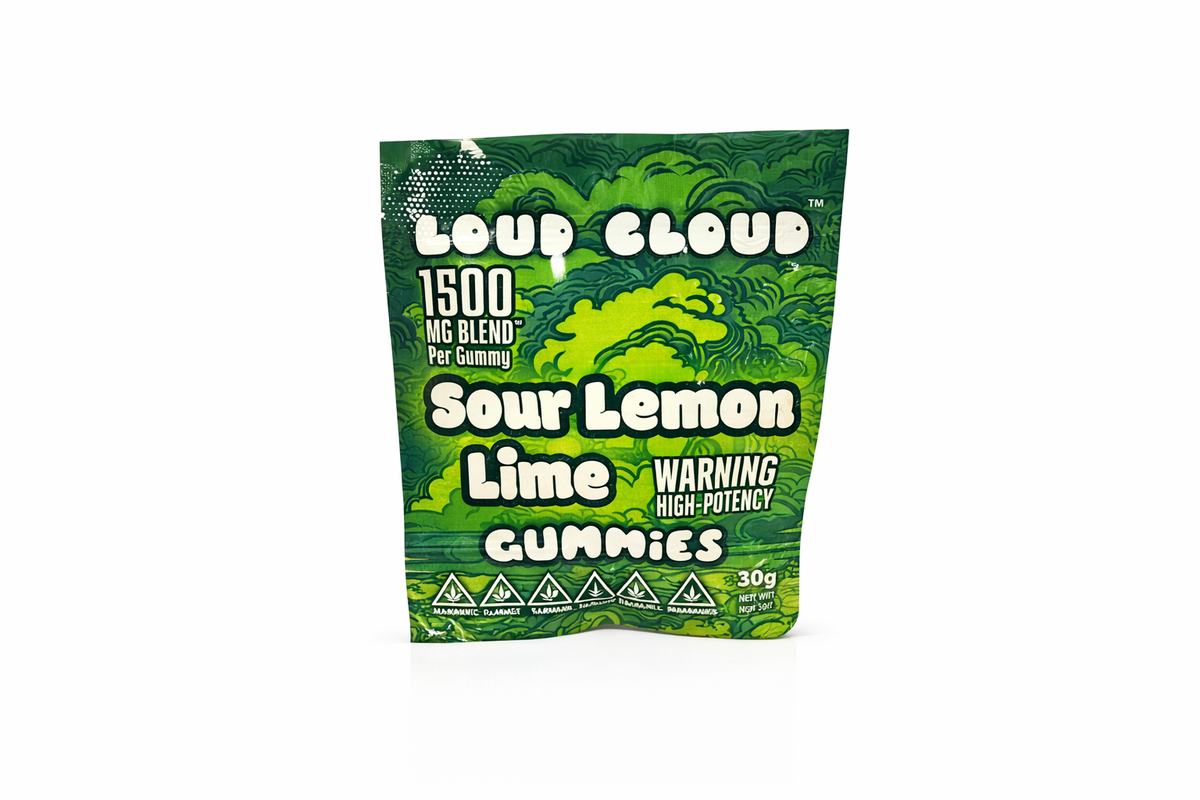 Loud Cloud 1500mg High-Potency Gummies – 5-Cannabinoid Blend