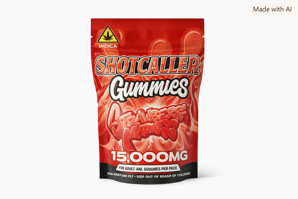 Shotcaller 420 Blend Gummies 15,000mg – 1,500mg Per Gummy (10ct)