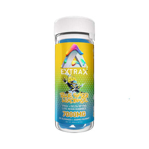Delta Extrax Adios Blend THCA + Delta-9P Gummies | Blue Razz Lemonade– 7000mg - Triangle Hemp Wellness