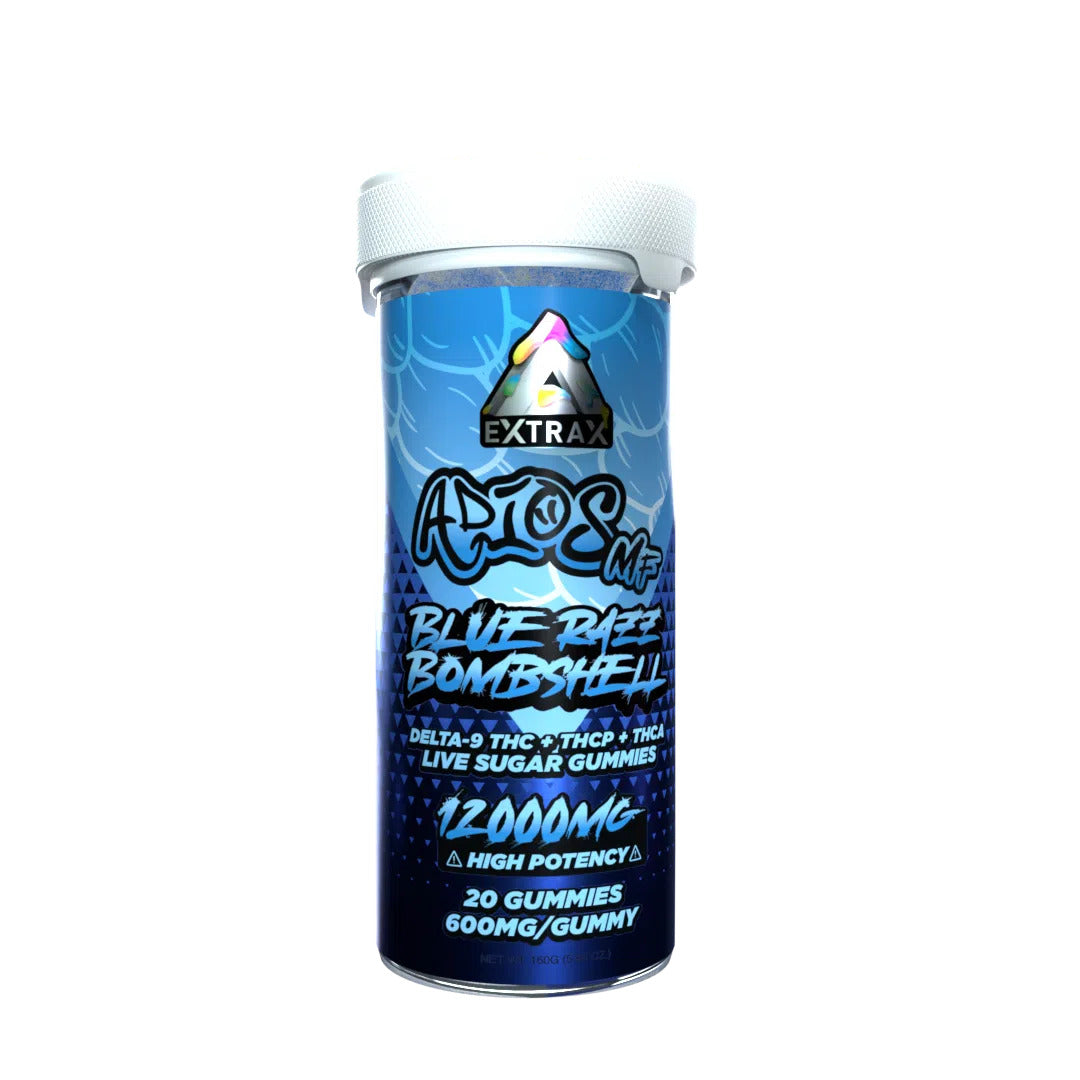 Delta Extrax Adios MF Live Sugar THC-A Gummies 12000MG - Triangle Hemp Wellness
