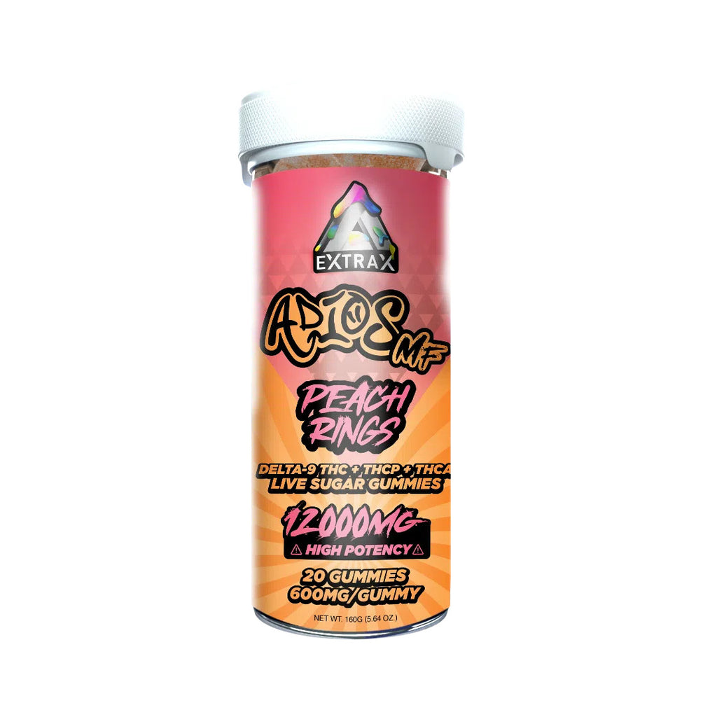 Delta Extrax Adios MF Live Sugar THC-A Gummies 12000MG - Triangle Hemp Wellness
