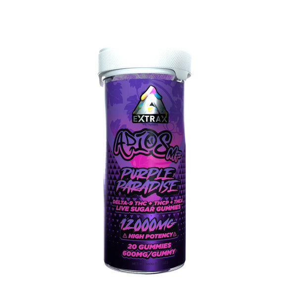 Delta Extrax Adios MF Live Sugar THC-A Gummies 12000MG - Triangle Hemp Wellness