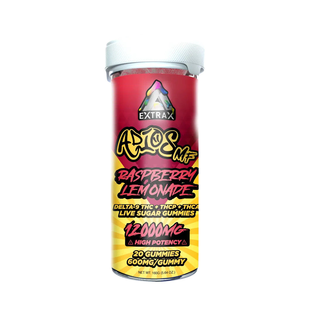 Adios MF Gummies 12000mg | Delta-9 THCP THCA Live Sugar – Triangle