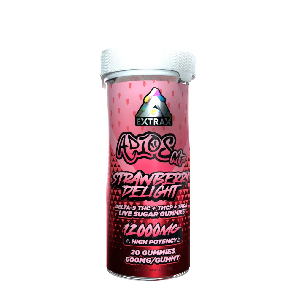 Delta Extrax Adios MF Live Sugar THC-A Gummies 12000MG - Triangle Hemp Wellness