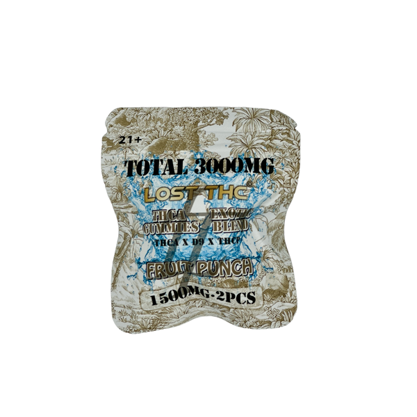 Lost THC Mini Gummies- 3000MG (2pc) - Triangle Hemp Wellness