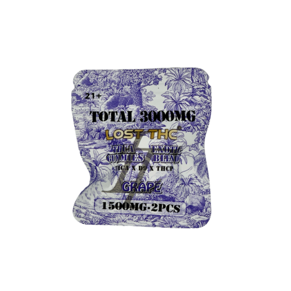 Lost THC Mini Gummies- 3000MG (2pc) - Triangle Hemp Wellness