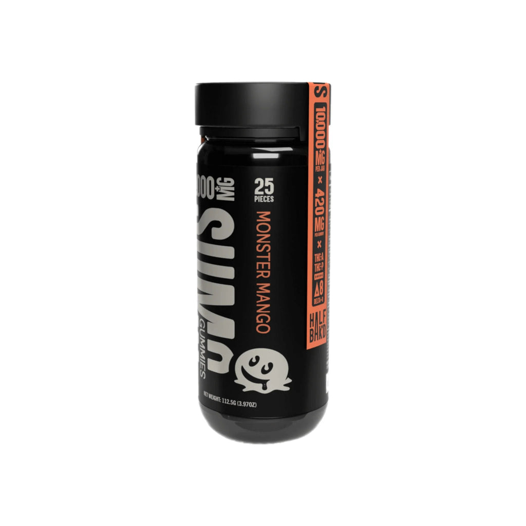 Half Bak’d Sumo Gummies 420mg 25ct 10500mg – Monster Mango