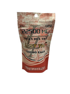 Lost THC Exotic Blend Gummies THCA|DELTA 9|THCP- 22500MG (15pc)