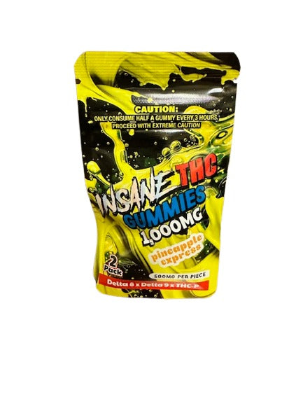 Insane THC Heavy Blend Gummies|(2ct) 1000MG - Triangle Hemp Wellness