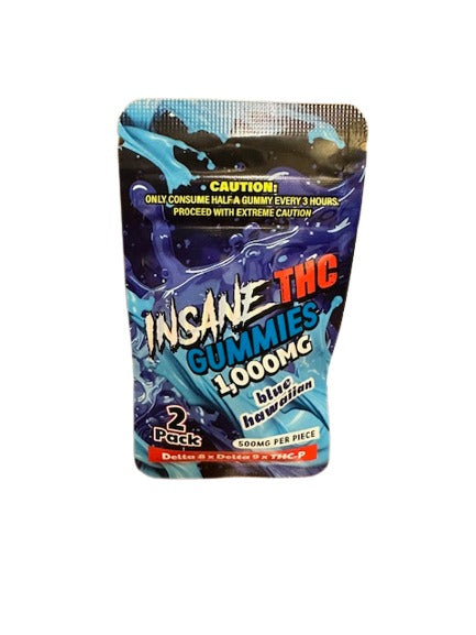 Insane THC Heavy Blend Gummies|(2ct) 1000MG - Triangle Hemp Wellness