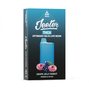 Jeeter THCA Disposable Vape 3 Grams- Grape Jelly Donut (Indica) - Triangle Hemp Wellness