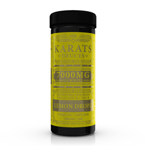 Lemon Dropz Karats Deuces THC-A Gummies 7,000mg - Triangle Hemp Wellness