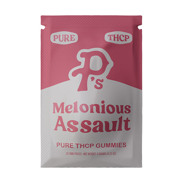 Pushin P's Pure THC-P Gummies 2-Count Melonious Assault – Triangle Hemp Wellness