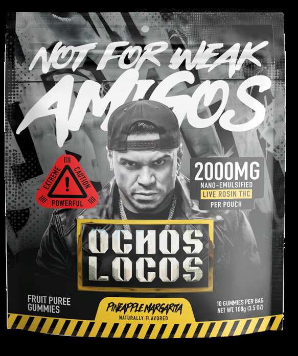 OCHOS LOCOS - Nano-Emulsified Live Rosin THC Gummies | 2000MG Per Pouch