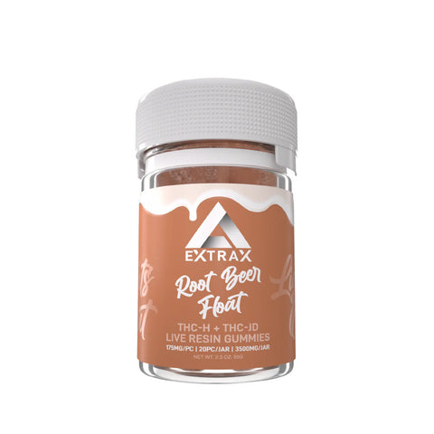 Delta Extrax THCh THCjd Gummies – Root Beer Float 3500mg
