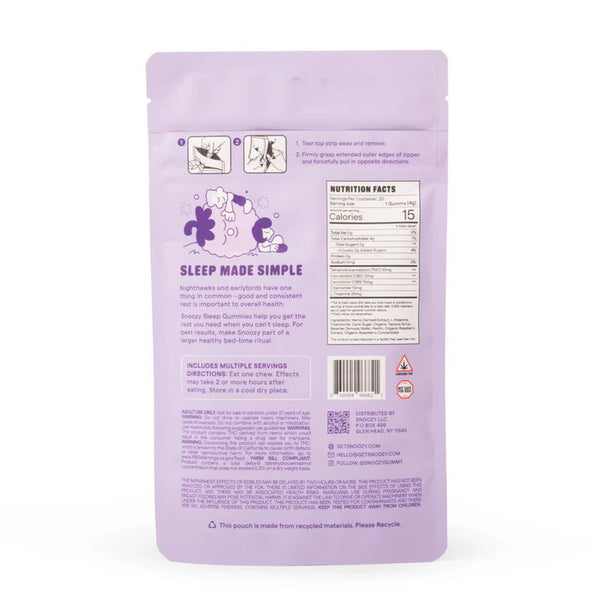 Snoozy Sleep with Benefits Extra Strength - Triangle Hemp Wellness