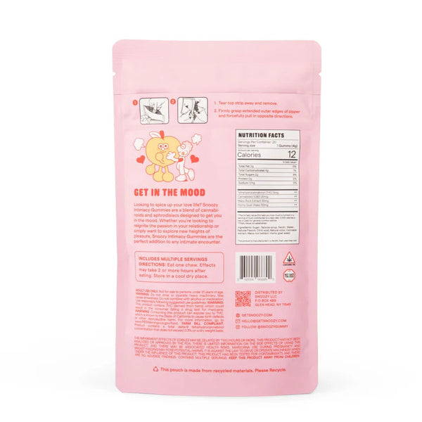Snoozy Intimacy Sex Gummies - Triangle Hemp Wellness