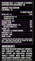 Bhumi Maca Passion Dark Chocolate Bar Delta-9