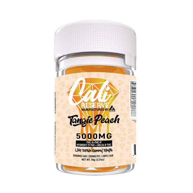 Cali Reserve THC-X + THC-P + D8 + Hydroxy-11 THC Live Resin Gummy Rings - Triangle Hemp Wellness