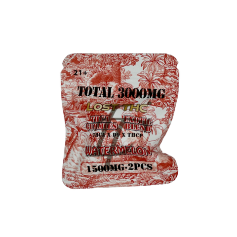 Lost THC Mini Gummies- 3000MG (2pc) - Triangle Hemp Wellness