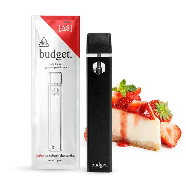 1 gram delta-8 disposable vape by Budget - Triangle Hemp Wellness