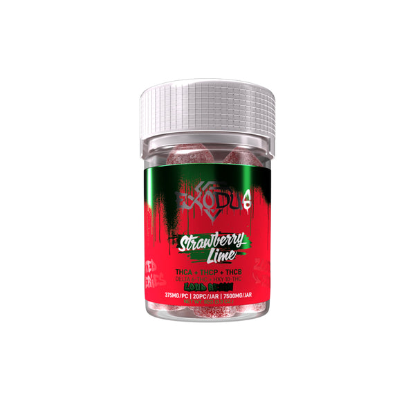 Exodus Zooted THCA Gummies | Sour Berry – 7500mg - Triangle Hemp Wellness