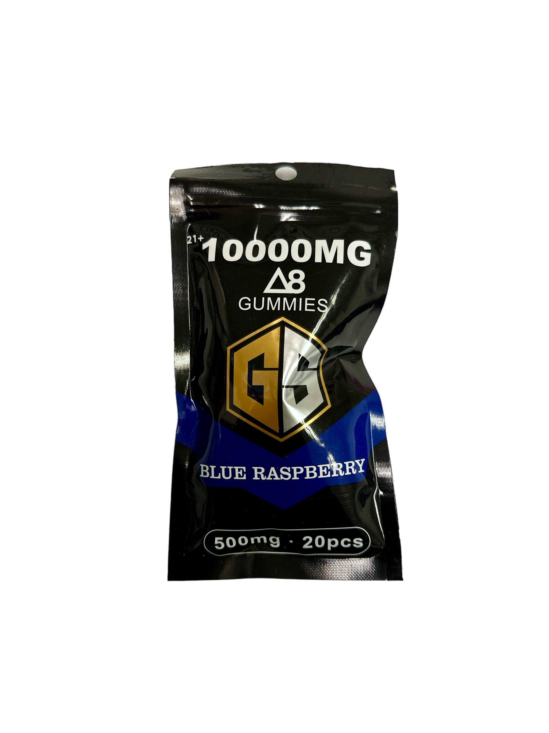 Gold Silver Delta 8 500mg Gummies (10,000mg Bag) - Triangle Hemp Wellness