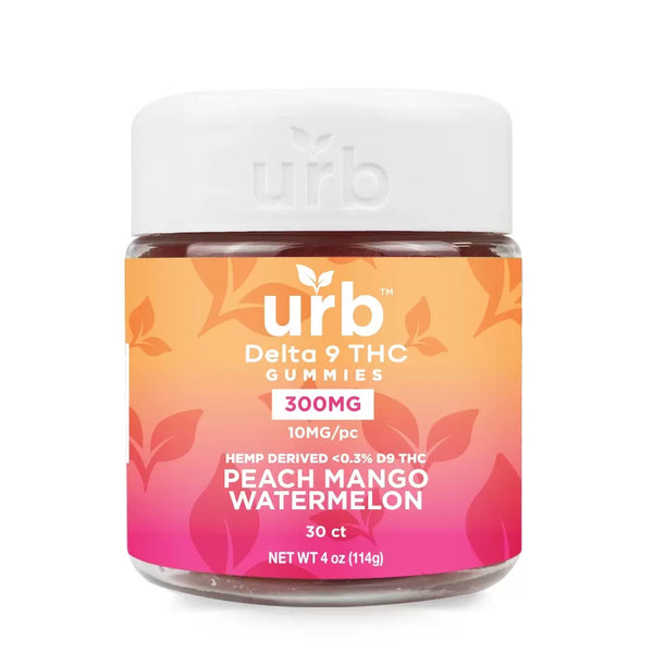 Urb Delta 9 THC 300mg Gummies - Triangle Hemp Wellness