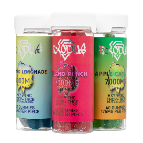 Exodus Live Resin HXY-9 | THCP | THCB Gummies 7000mg - Triangle Hemp Wellness