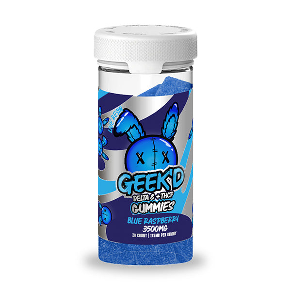 Geek'd Delta-8 + THCP Gummies 3500mg – 175mg Live Resin Per Gummy