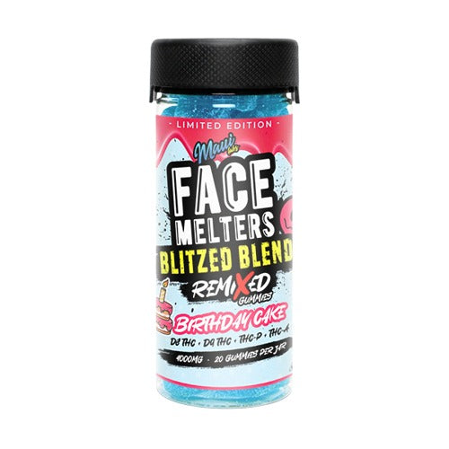 Face Melters Blitzed Blend Limited Edition Gummies | (20ct) 4000mg - Triangle Hemp Wellness