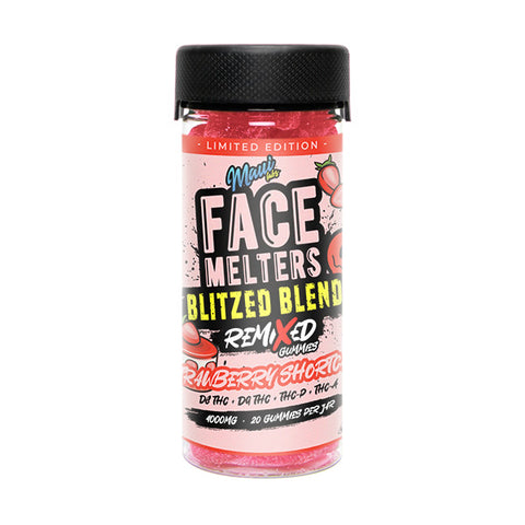 Face Melters Blitzed Blend Limited Edition Gummies | (20ct) 4000mg - Triangle Hemp Wellness