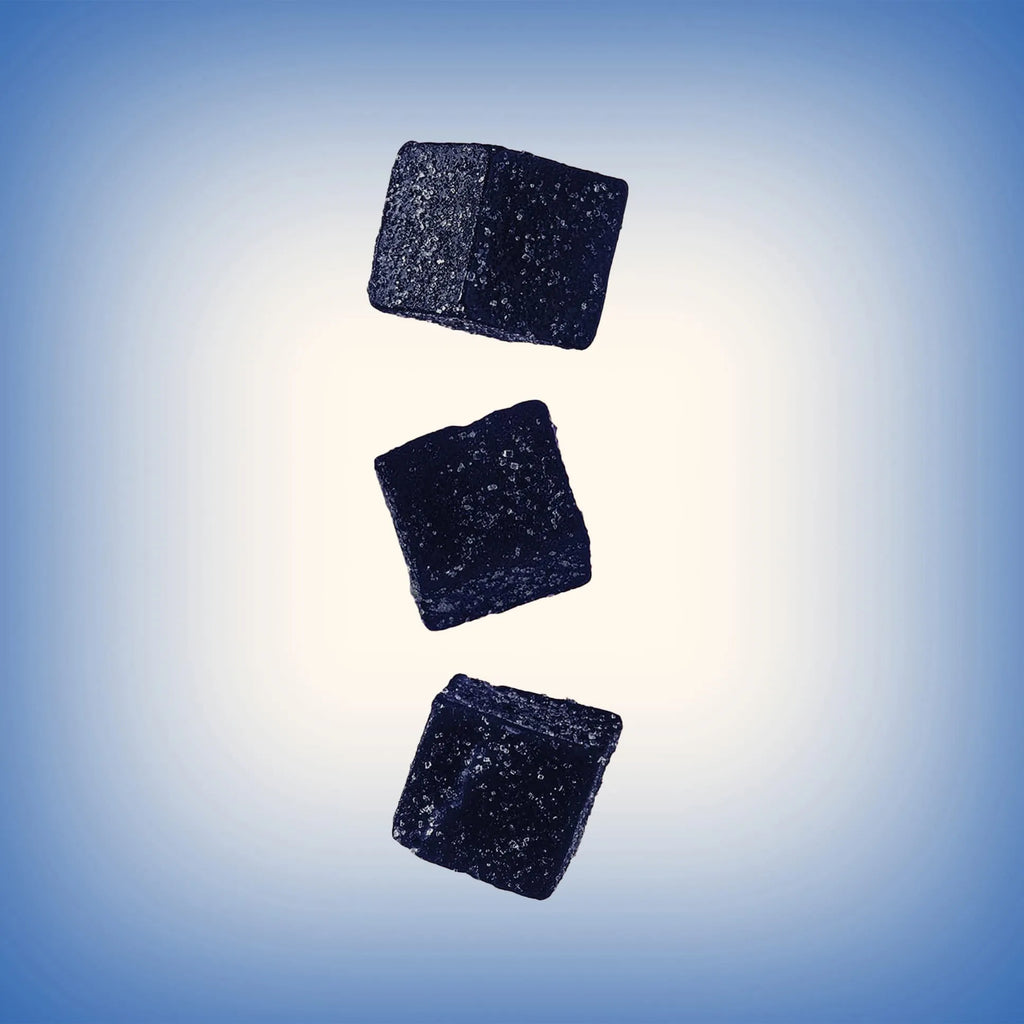 Nighttime mood gummies used to relax the mind and unwind before sleep
